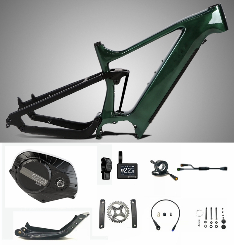 BIKE FRAME ELECTRIC BIKE BAFANG MOTOR M510 250W M600 500W FRAMES E10 CARBON FIBER