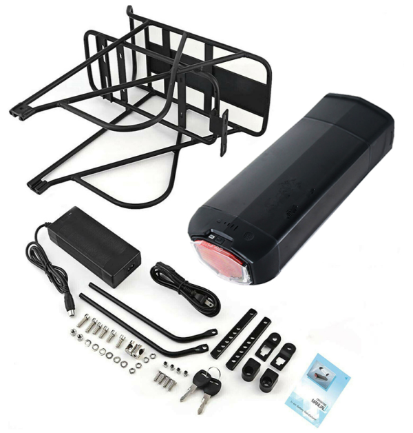 EBIKE BATTERY RACK ELECTRIC BICYCLE LITHIUM BATTERY